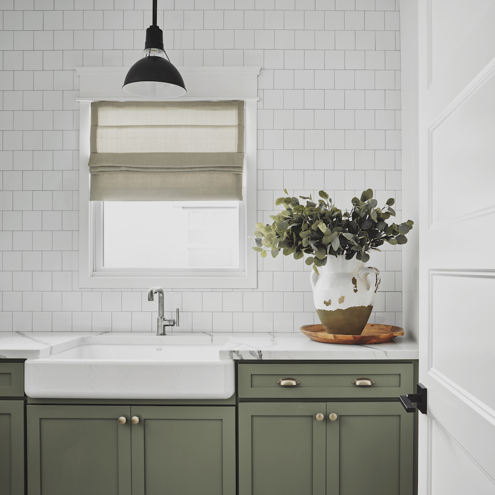 Wilcox Uplight Stem Mount Pendant Light | Design by Rafterhouse Photo by Roehner + Ryan